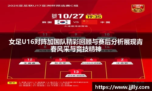 女足U16对阵加国队精彩回顾与赛后分析展现青春风采与竞技精神